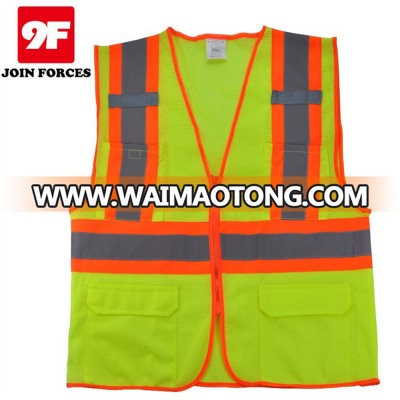 Wholesale hi vis workwear reflective jackets safety vest