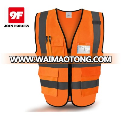 High quality construction vest safety vest with pockets