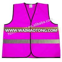 Customized purple safety vest with high quality