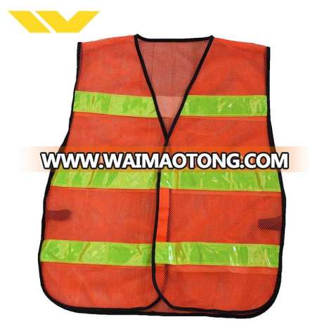 Color cheap pvc warning clothing waterproof workwear fabric kids adult uniform vest reflective safety jackets with pockets